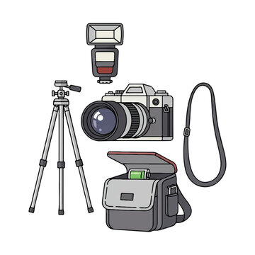 Camera equipment photography tools accessories.