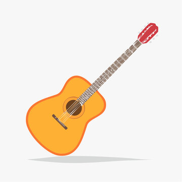 Acoustic Guitar Illustration