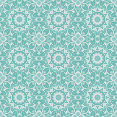 Fototapeta premium Patrón sin costuras Original. Colores. Formas. Estampa. Textura. Fondo. Caleidoscopio. Simétrico. Infinito