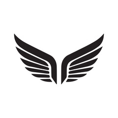 Fototapeta premium eagle wings vector silhouette