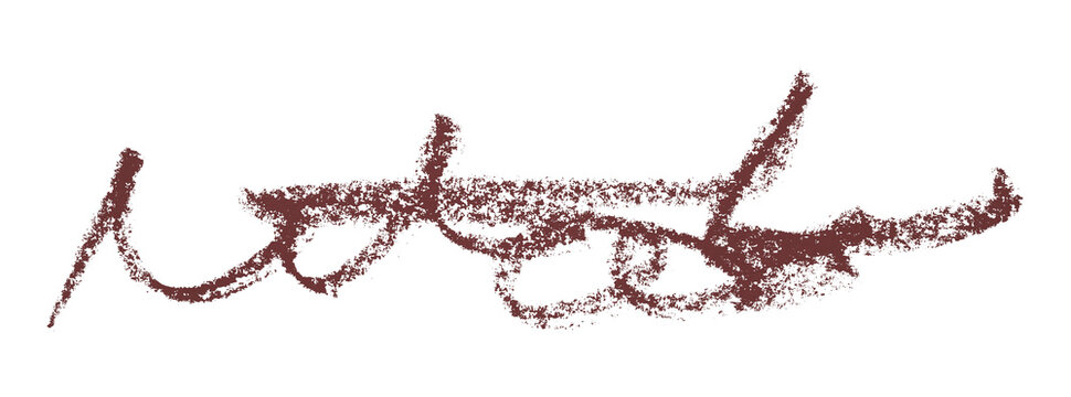 brown pencil strokes isolated on transparent background