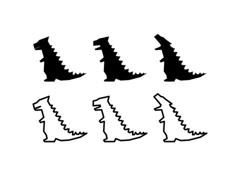 怪獣アイコンセット