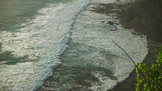 water flowing into the se