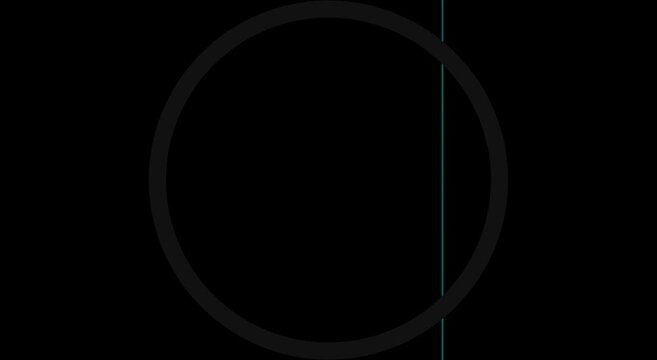 Minimalist countdown timer with animation