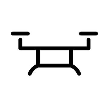 Geometric table structural icon ideal for data grids, organizational charts, and layout planning tools.