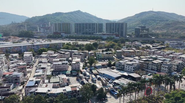 Bright Daylight Illuminates Traditional Homes Inside Tsz Tong Tsuen Jan 16 2026