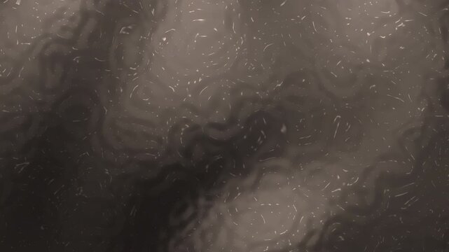 Abstract dark brown textured background with wavy liquid patterns and subtle shimmering light effects for elegant digital design and luxury wallpaper