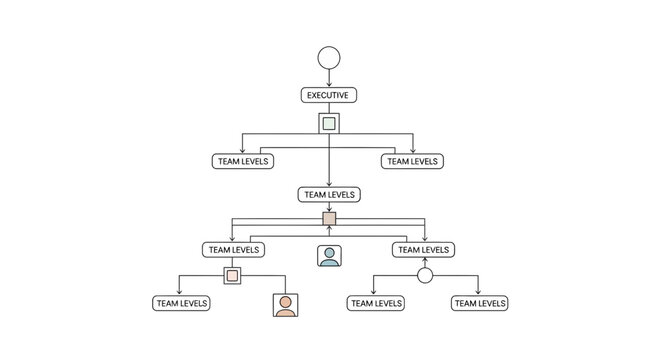Flowchart, business process diagram, workflow chart, vector illustration