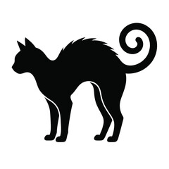Black Cat Silhouette © Amena