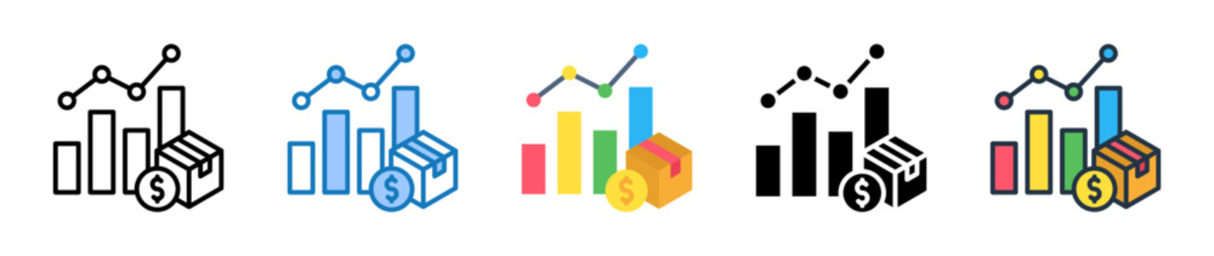 Demand multiple style icons set design vector illustration. 