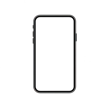 Simple black square icon on plain background vector isolated on transparent background,png