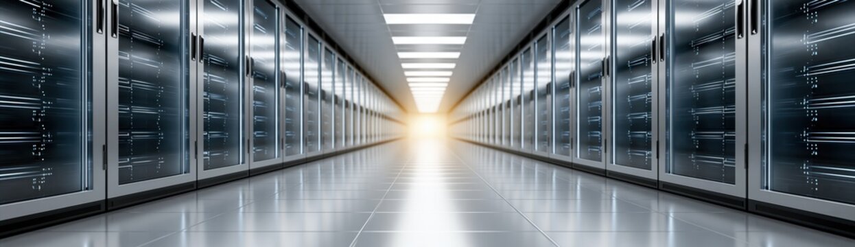 Server infrastructure centralized server management and data processing for enhanced efficiency and reliability