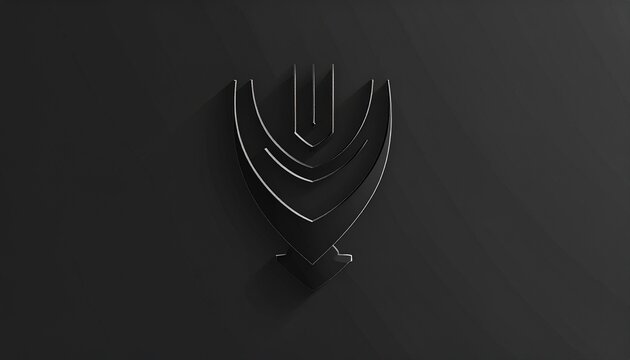 minimalist glowing jewish menorah on black background for hanukkah celebration