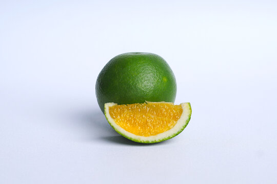 fresh green sunkist oranges