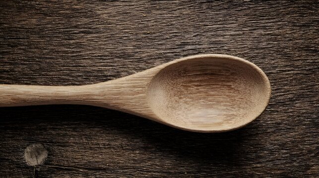 old wooden spoon