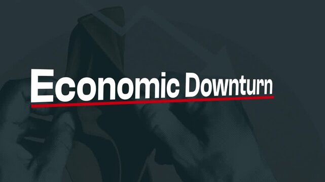 Economic Downturn: A conceptual representation of economic hardship, depicting the consequences and challenges faced during a downturn with a poignant visual.