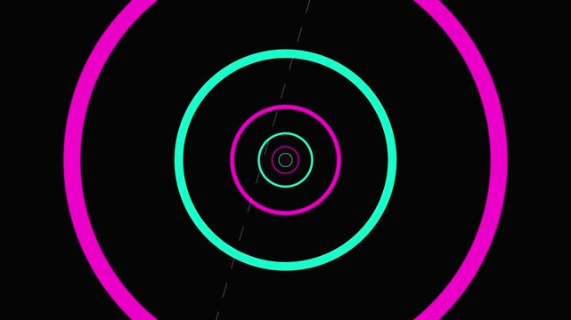 Optical Illusion Tunnel Animation