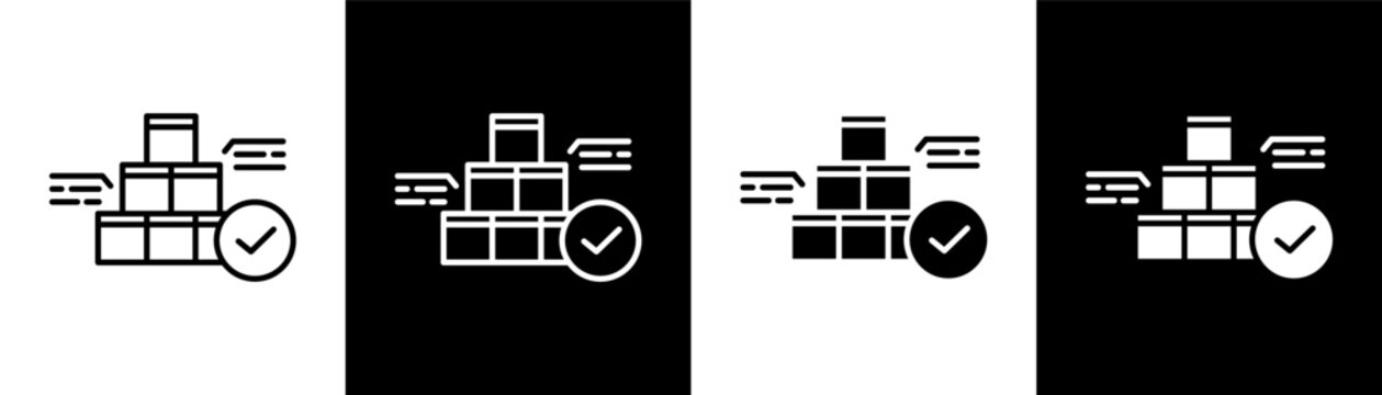 material specification white icon set design