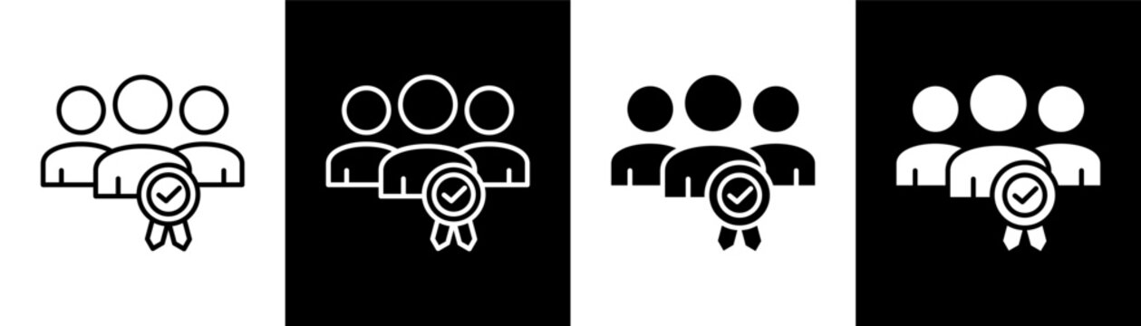 expert white icon set design