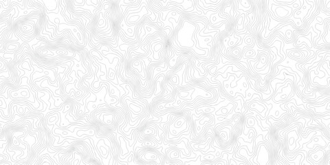 Abstract Topographic Minimal Contour Map Line  Seamless Pattern Geographic Topography Line  Design. © MDRobin