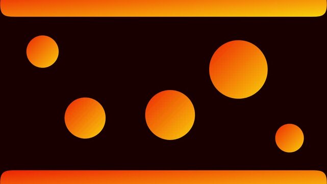 Glowing Orange Motion Graphics Background