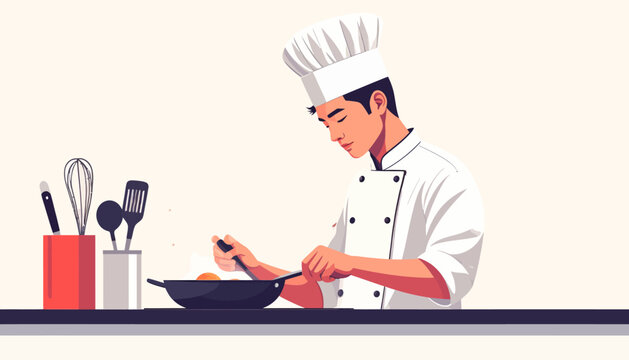 Flat Vector Illustration of a Professional Woman Operating Office Technology, Depicting an Administrator Engaged with a Modern Multifunction Printer