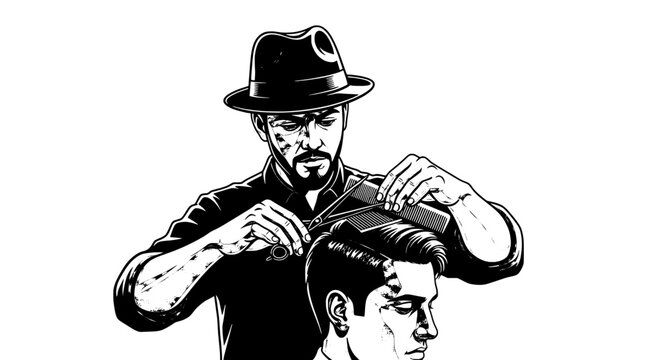 Knife tactical combat with double-edged blade and soldier silhouette, monochrome vector style for security and defense icons