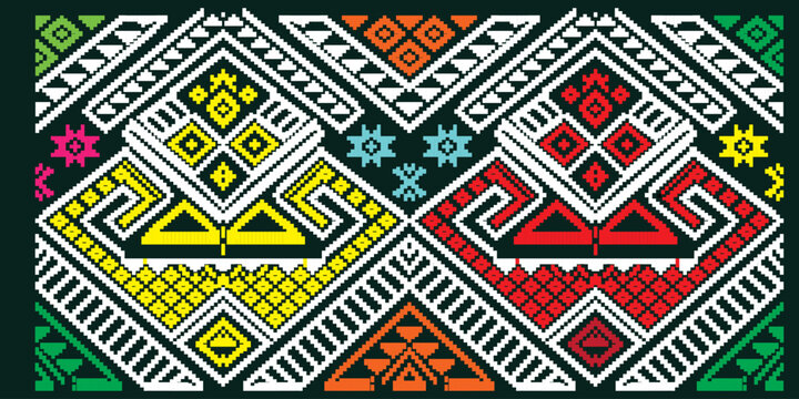 laos pattern, seamless pattern, wall paper design, allure pattern