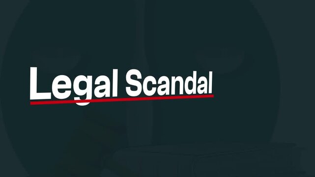 Legal Scandal Unveiled: A bold title that conveys the gravity of legal misconduct, symbolizing a breach of trust and the consequences.
