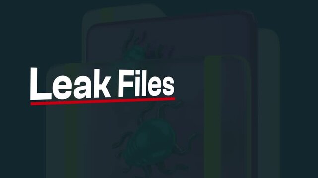 Leak Files Information: A visual representation of data security, highlighting potential information leakage.