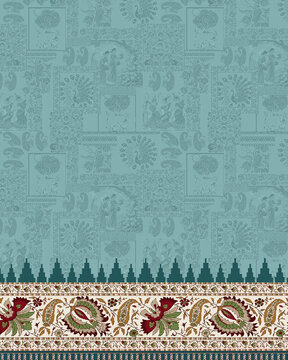 traditional thai style fabric