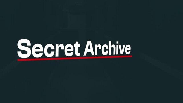 Secret Archive: Unveiling the enigmatic allure of secrecy with bold typography. The phrase Secret Archive boldly commands attention against a sleek, modern backdrop.