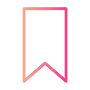 bookmark gradient icon