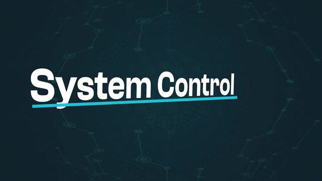 System Control: A clear, modern graphic emphasizes system command, technology