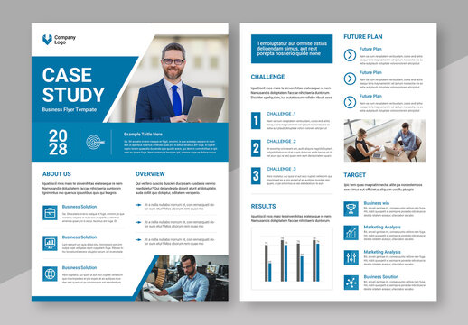 Case Study Business Flyer Template