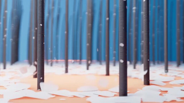 3d animation and 3d video for health and care. Skincare with 3D essence. 3D cosmetics for scalp, showing flake reduction process