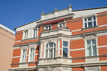 Obraz premium Altbau, Albertstraße, Schöneberg, Berlin, Deutschland