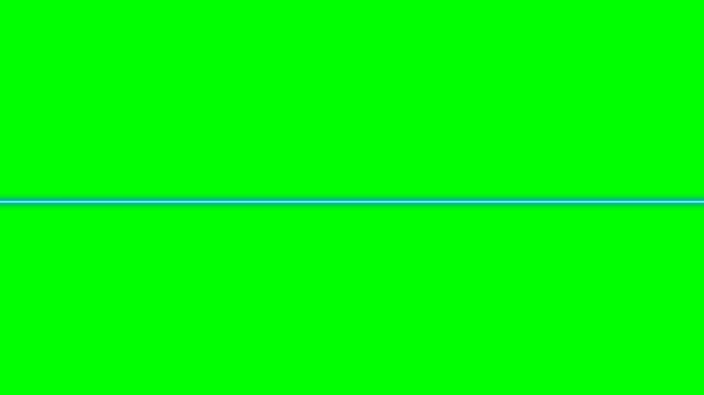 Dynamic Audio Waveform Sine Curve Visualization on Green Screen Background for Music and Sound Signal Compositing