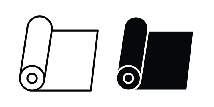 Rugs icon Illustration vector set, glyph and line icons