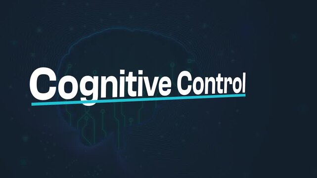 Cognitive Control Concept: An inspiring visual representation that symbolizes the essence of cognitive control, illustrating the core concept and its profound influence. 