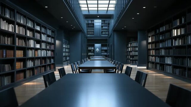 Academic study and research space for education marketing
