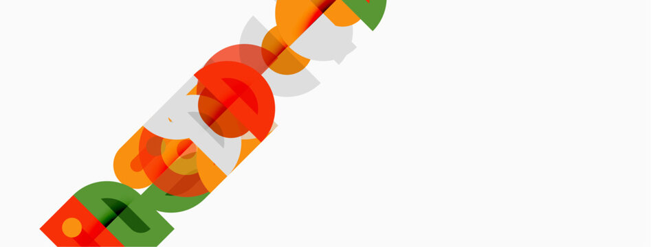 Colorful letters spell REACT. White background provides contrast. Modern design suggests technology, coding, development. Simple, clean aesthetic.