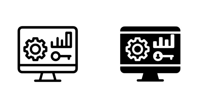 SEO Optimization Icons, Digital Marketing Analytics, Website Performance Tools, Search Engine Strategy