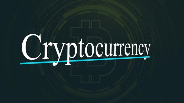Cryptocurrency: The word Cryptocurrency boldly displayed, overlayed upon a contemporary background. It embodies the essence of virtual currency in the digital age.