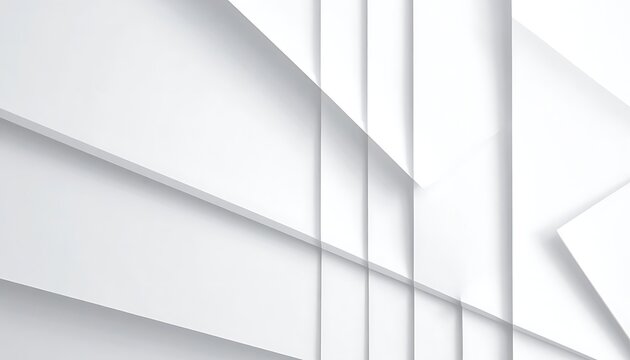 Modern architectural white wall design.