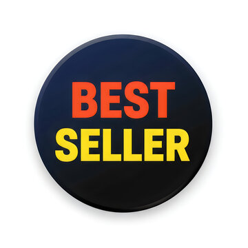 Best seller black badge label modern ecommerce product highlight
