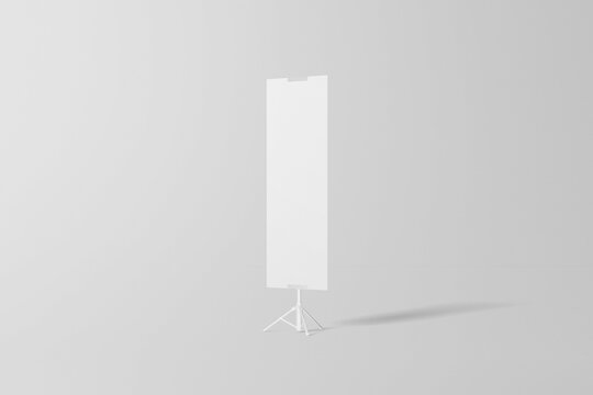 Tripod banner right view mockup