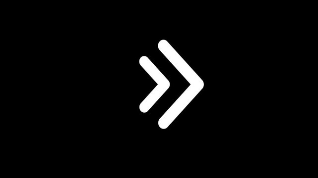 Arrow icon animation on the background .arrow concept..