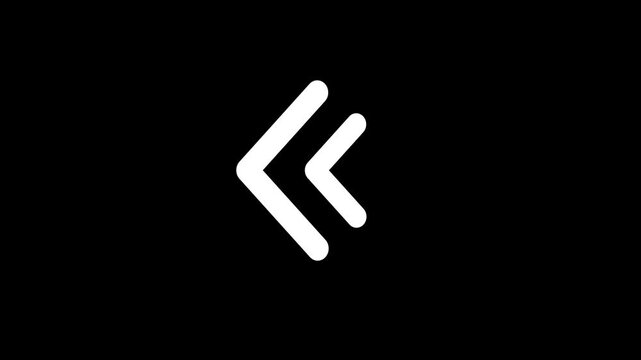 Arrow icon animation on the background .arrow concept..