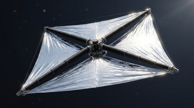 Solar sail, spacecraft propulsion, reflective membrane, space exploration